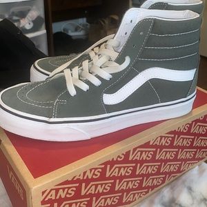 Vans sk8-his in olive green